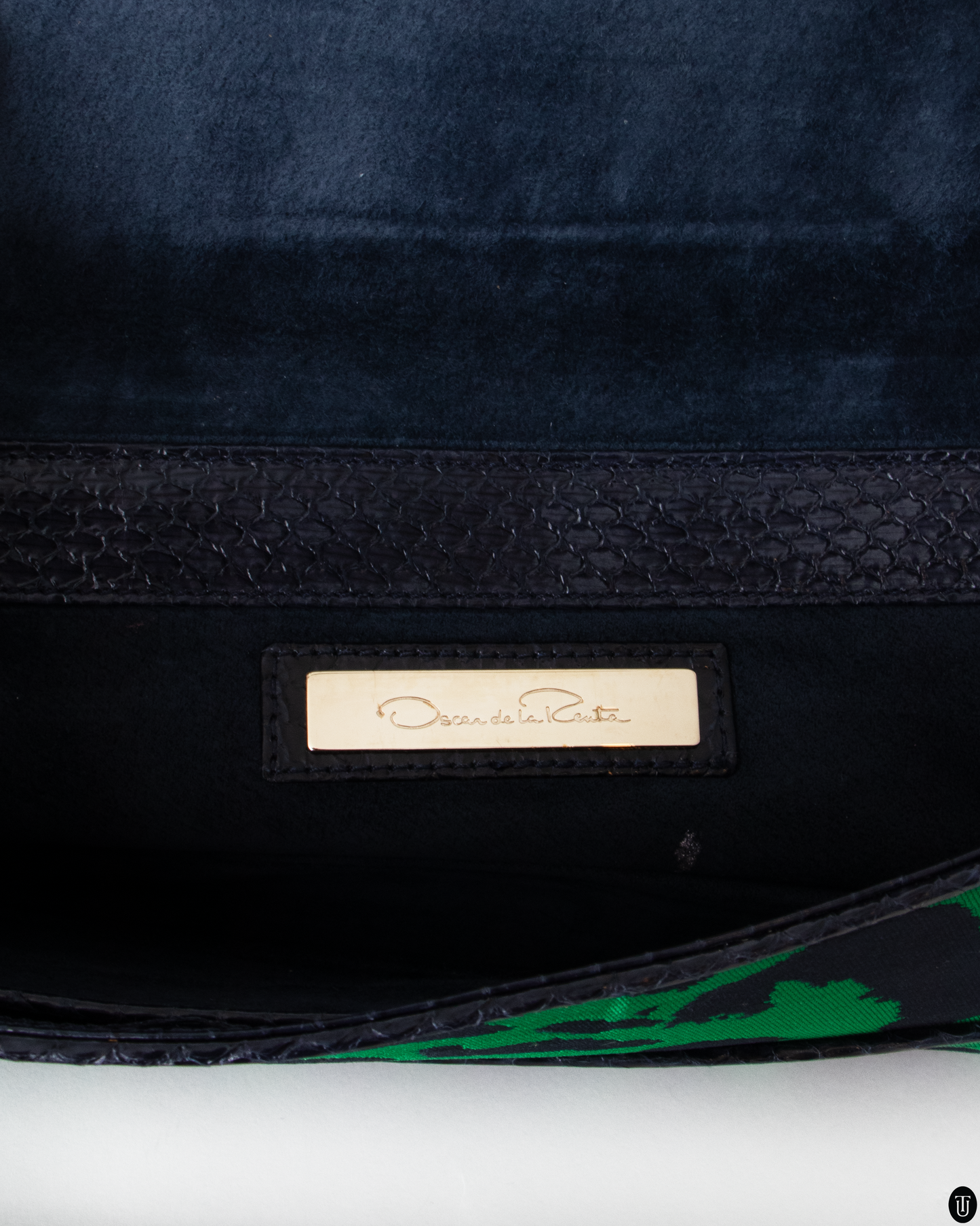 00's Oscar De La Renta Leopard Clutch