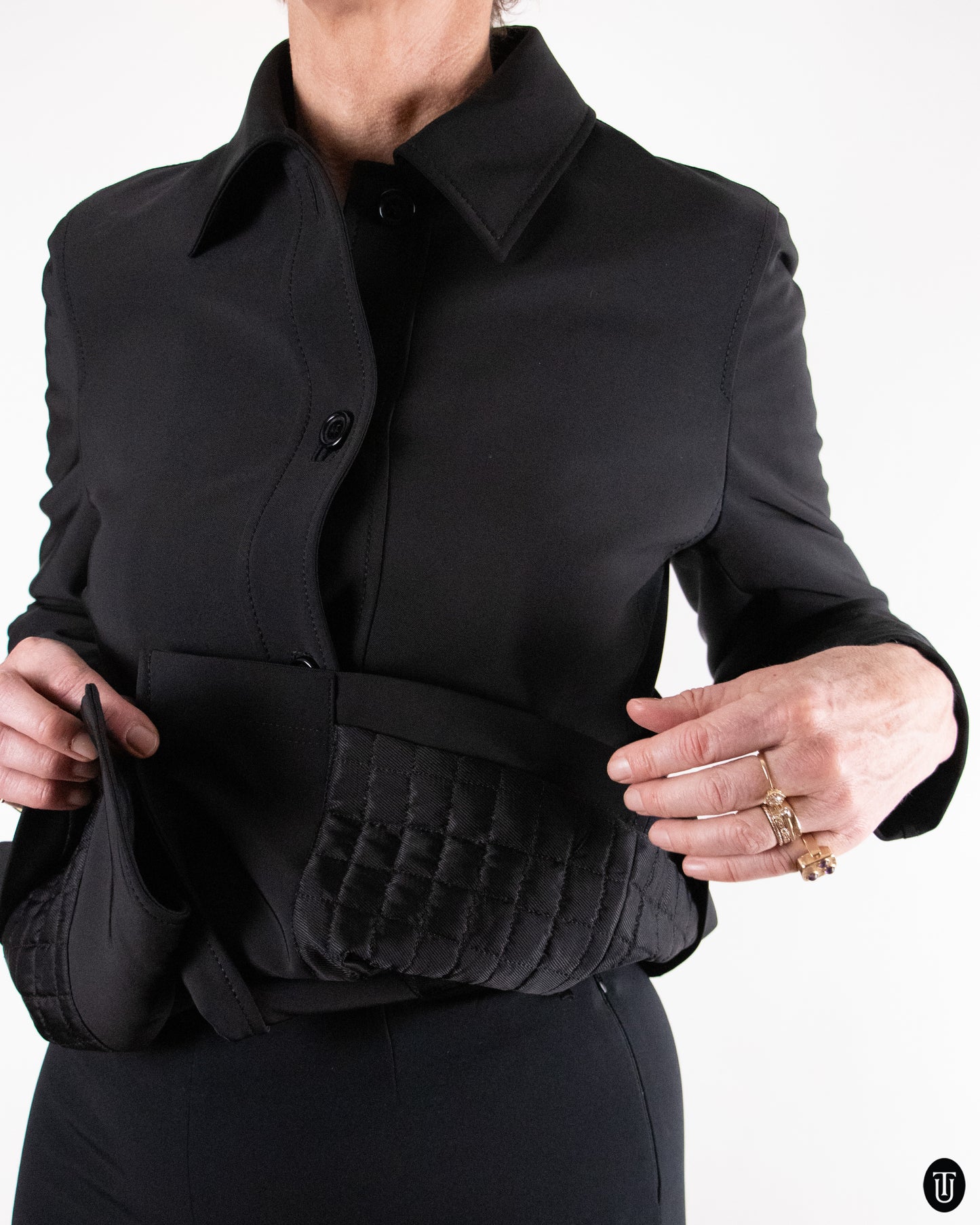 00's Prada Tailored Jacket and Trouser Set L