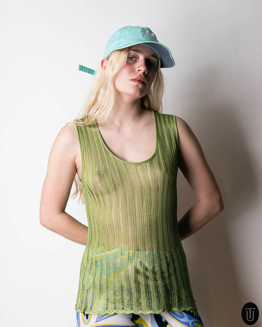 A 2000s Byblos Knitted Tank Top M