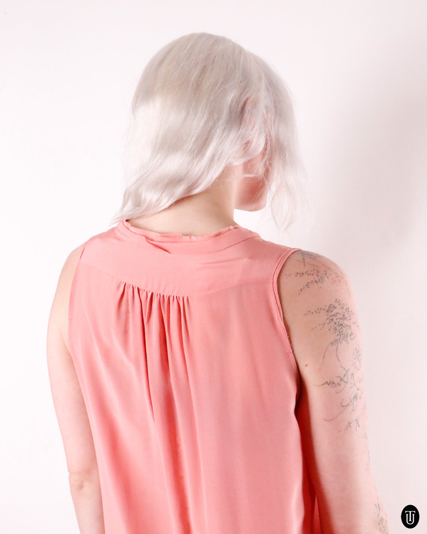 00's Miu Miu Silk Midi-Dress M