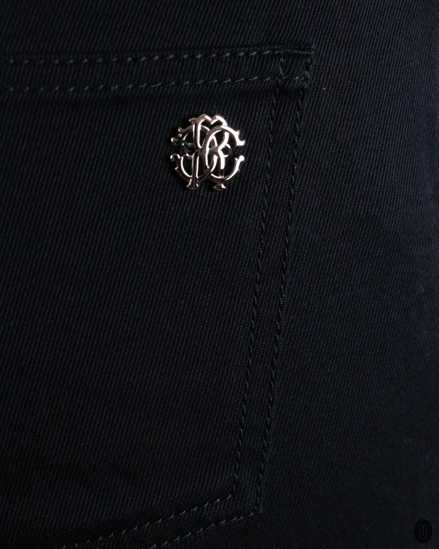 00's Roberto Cavalli Cotton Silk Floral Trousers L