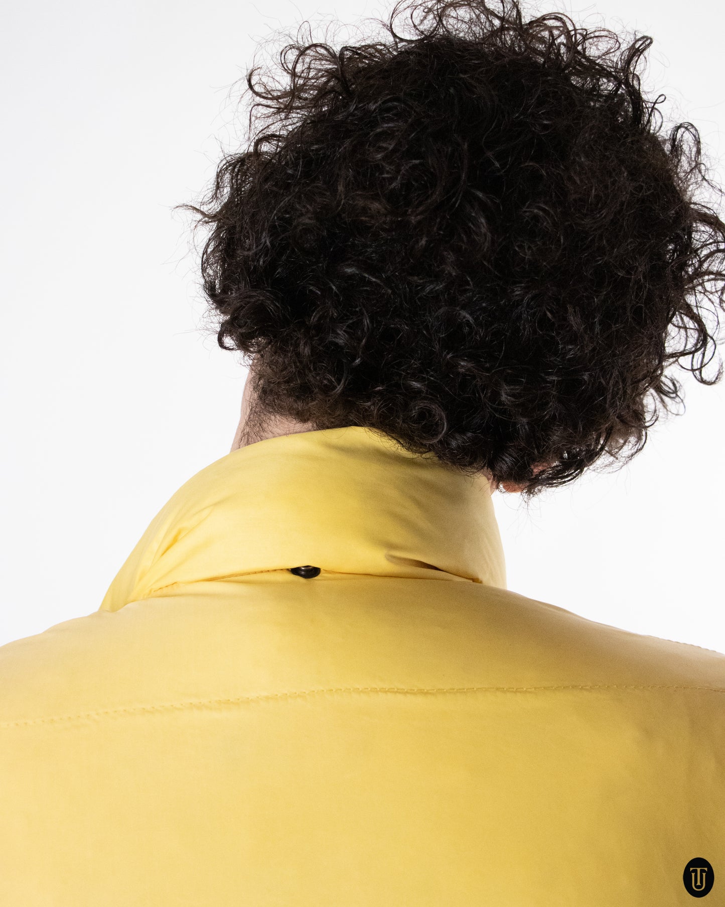 80's Moncler Yellow Puffer Jacket L