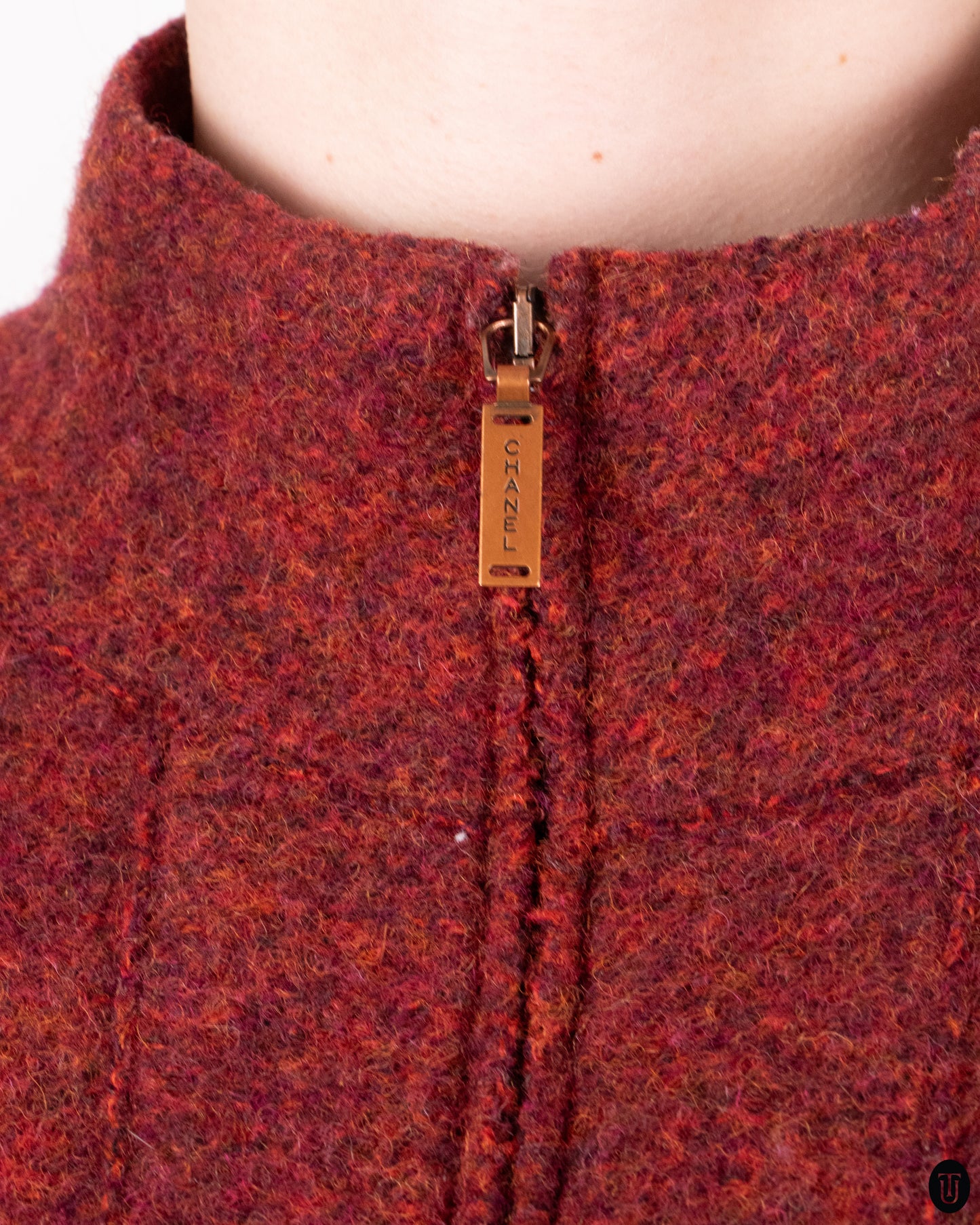 00's Chanel Tweed Jacket M