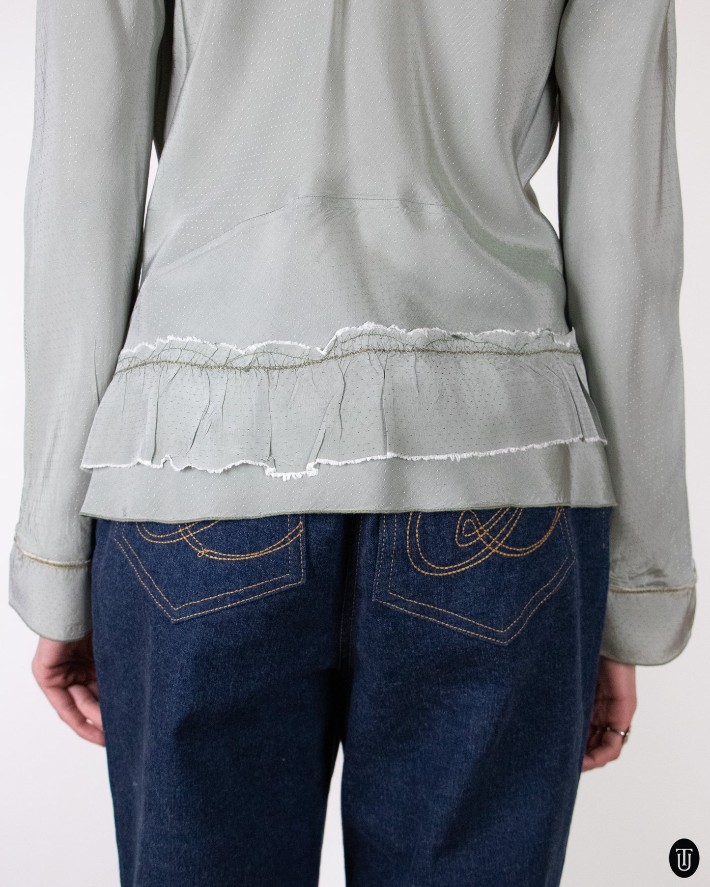 00's Martihe + Francois Girbaud Grey Top M