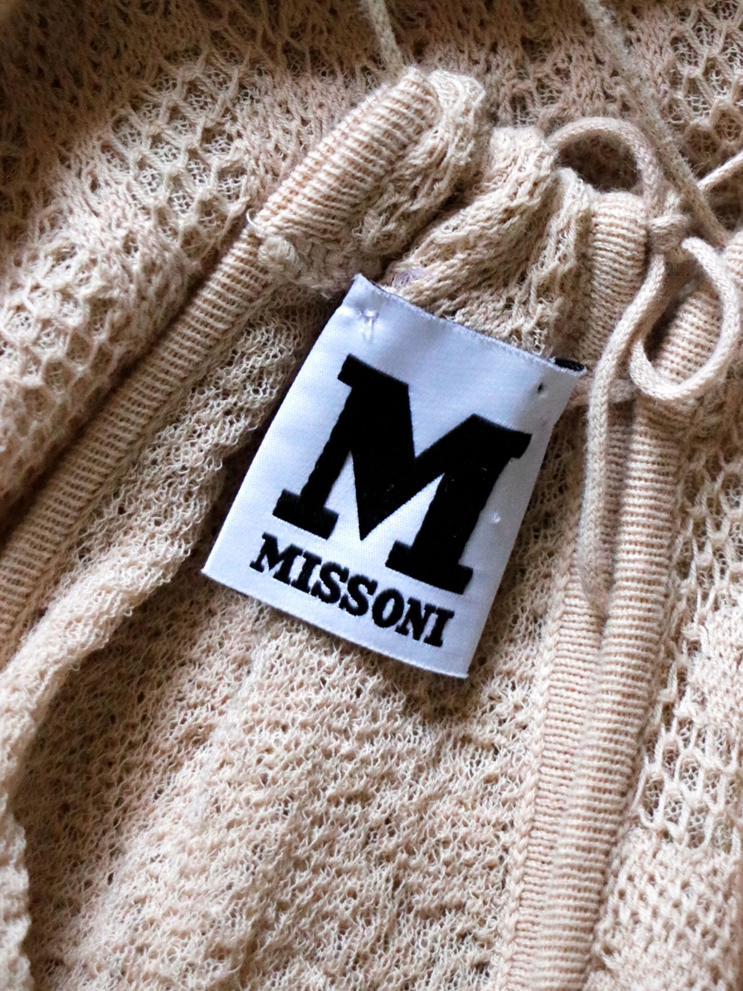 00's Missoni Knit Halter Dress M
