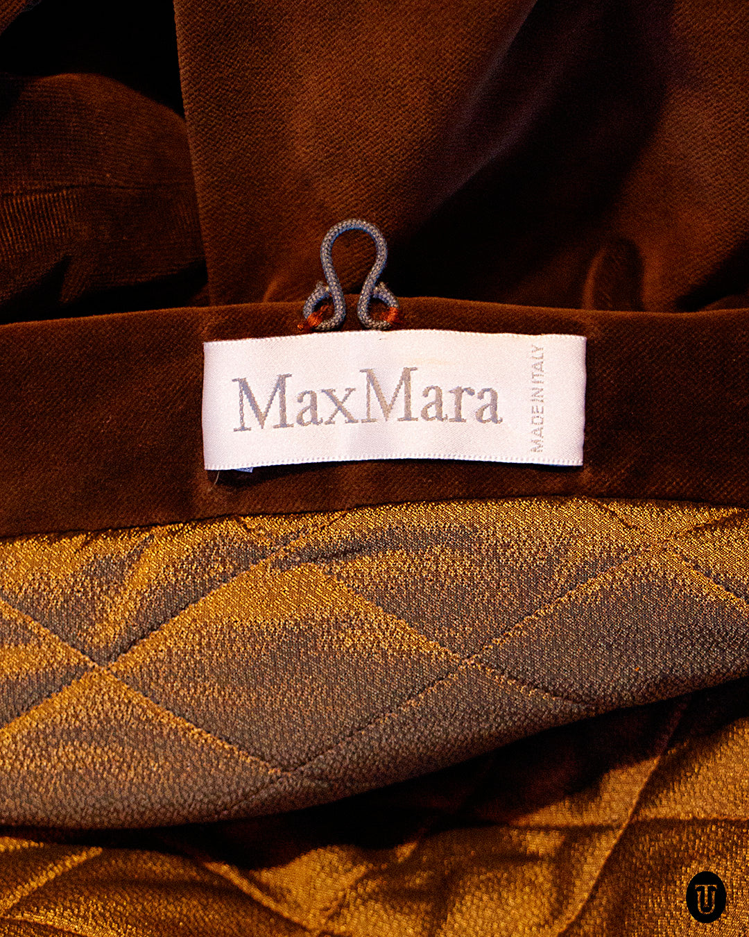 Max Mara Cotton Velvet Coat L