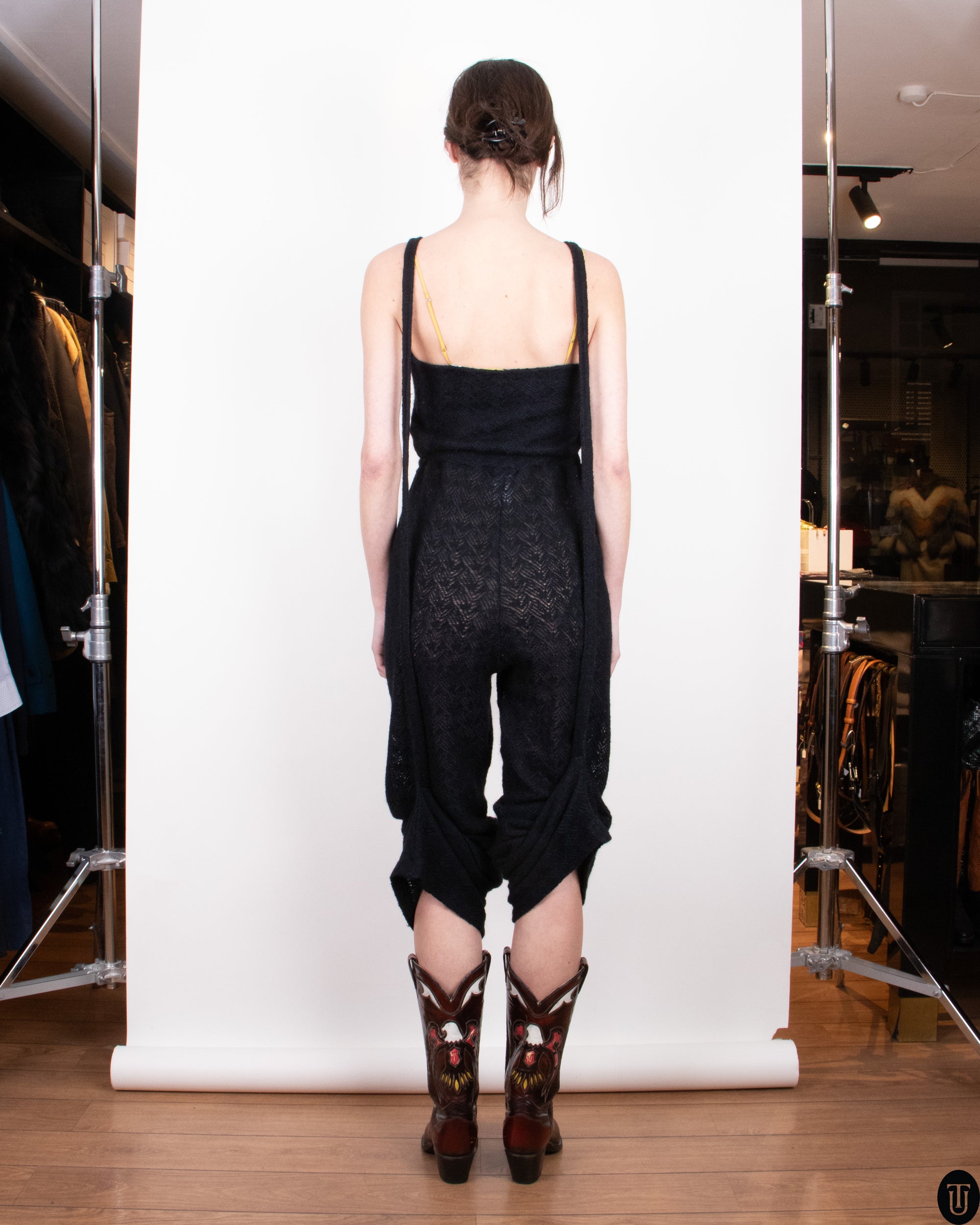 90s Yohji Yamamoto Wool Playsuit S