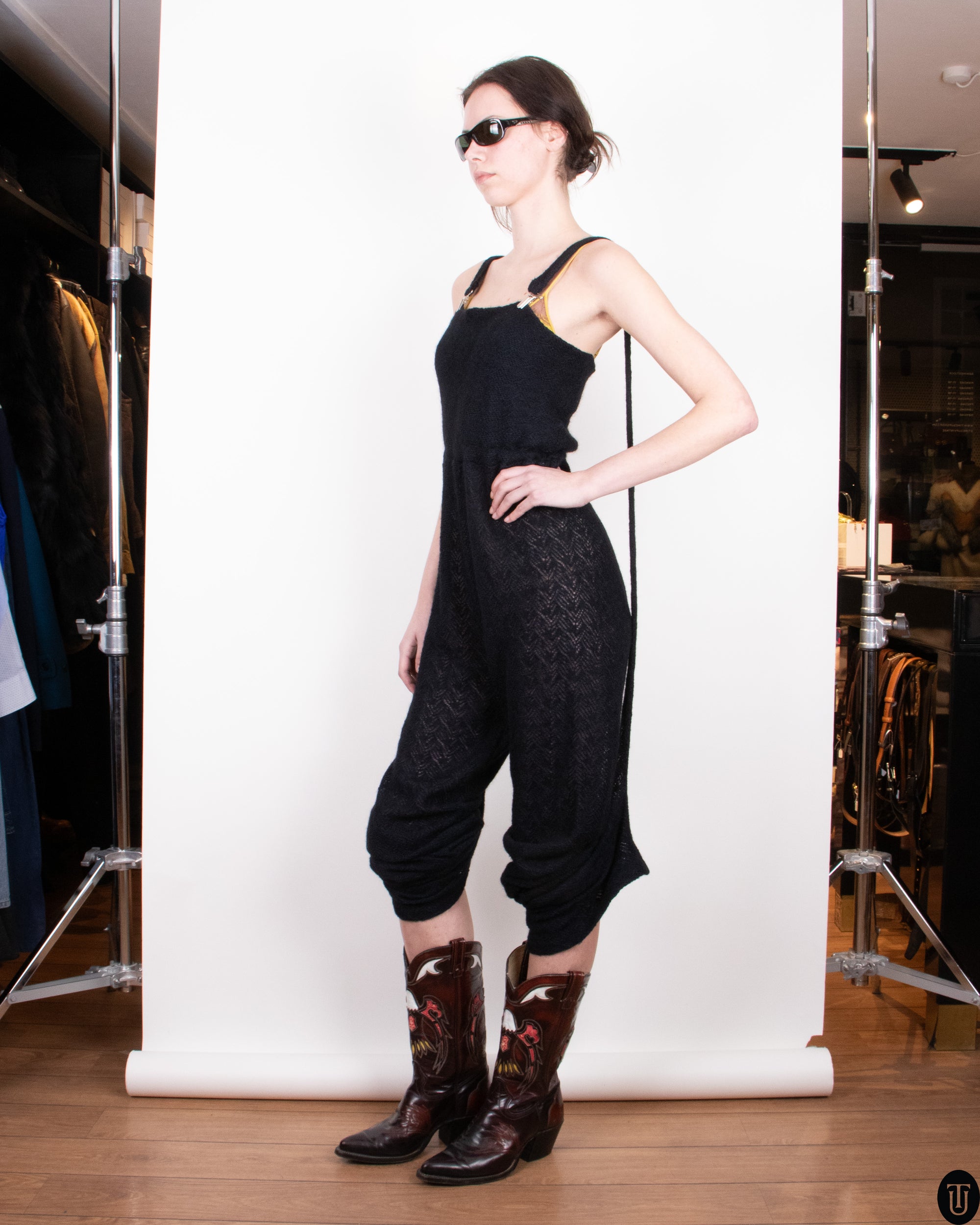 90s Yohji Yamamoto Wool Playsuit S