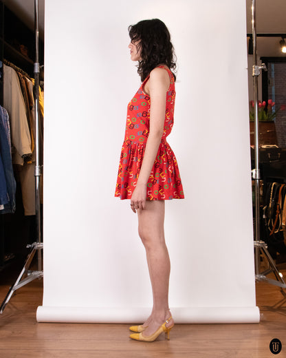 80's Ungaro Skater Dress M