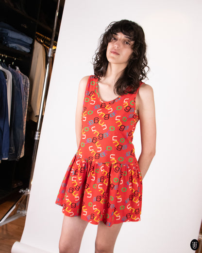 80's Ungaro Skater Dress M