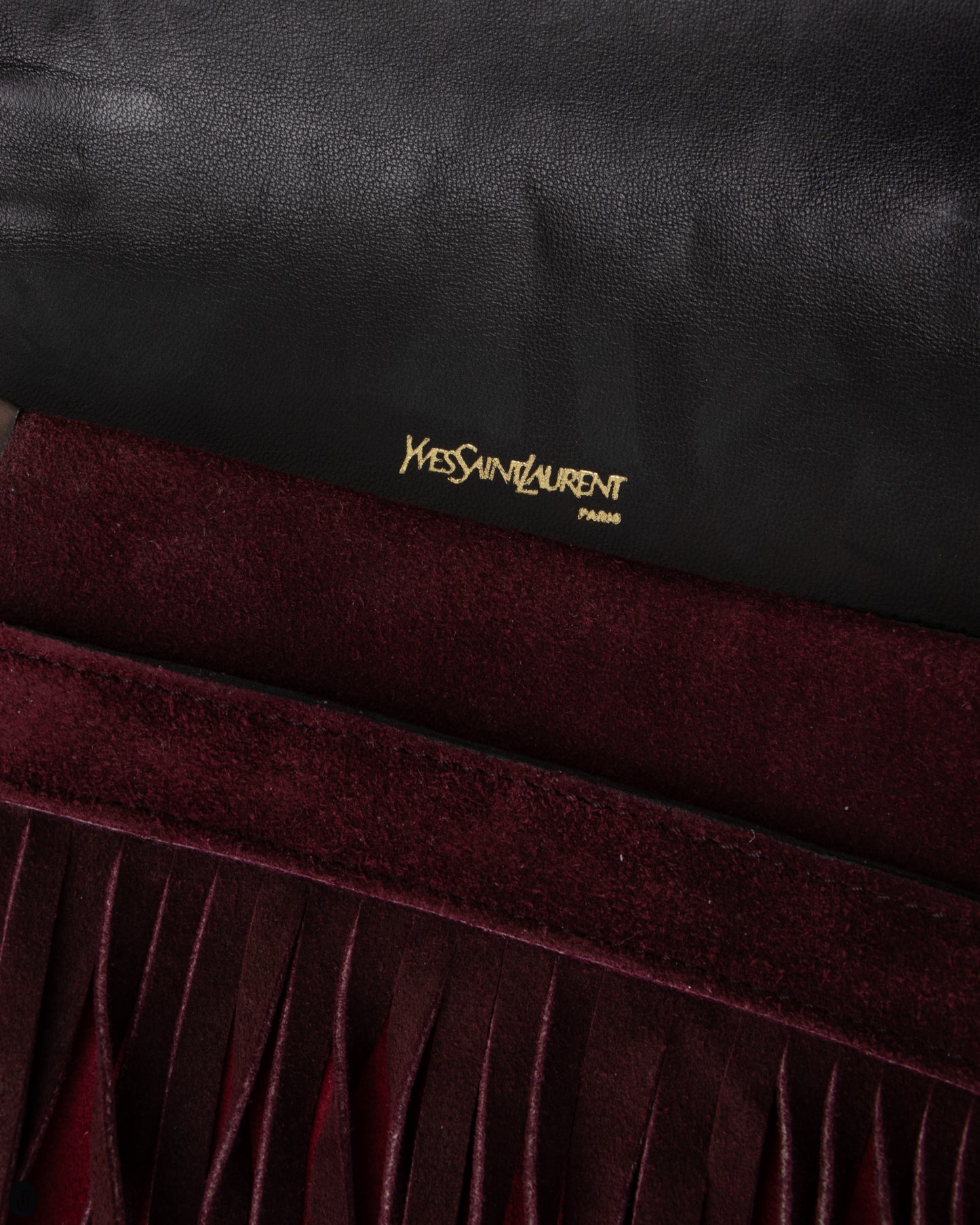 70's Yves Saint Laurent Suede Handbag