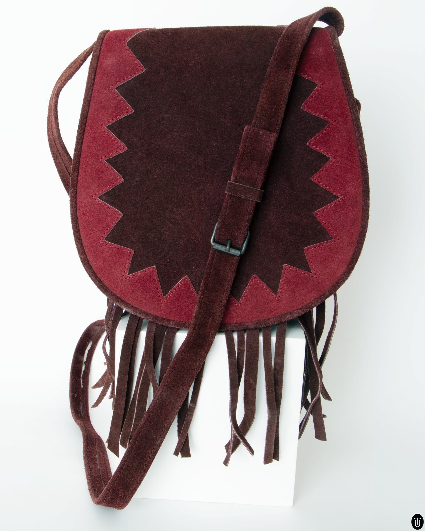 70's Yves Saint Laurent Suede Handbag