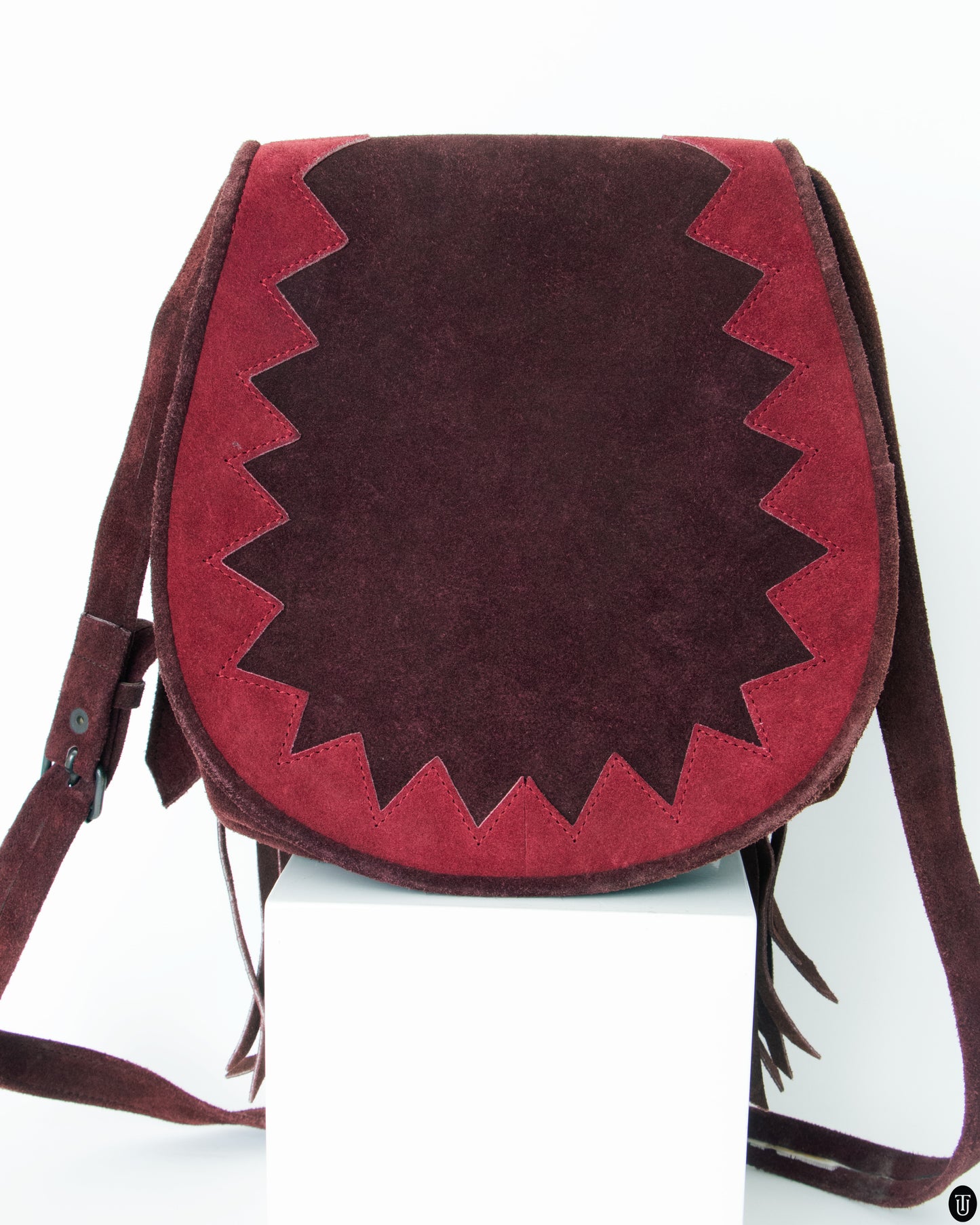 70's Yves Saint Laurent Suede Handbag