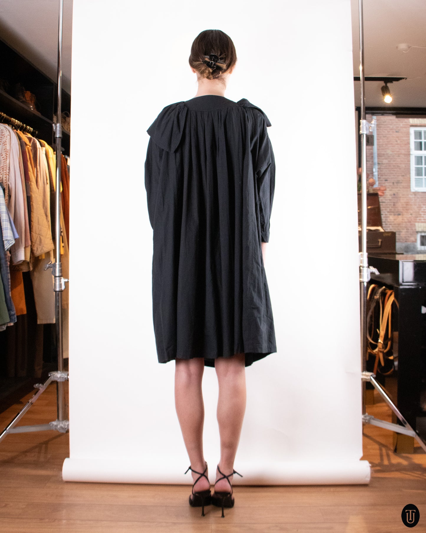 00's Comme Des Garçons Ruffled Boxy Dress M