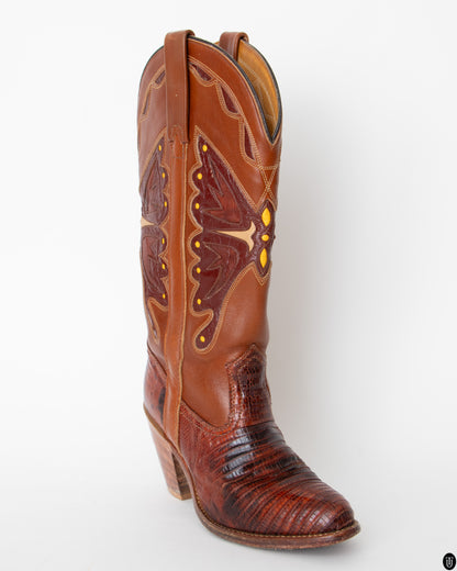80's American Leather Cowboy Boots
