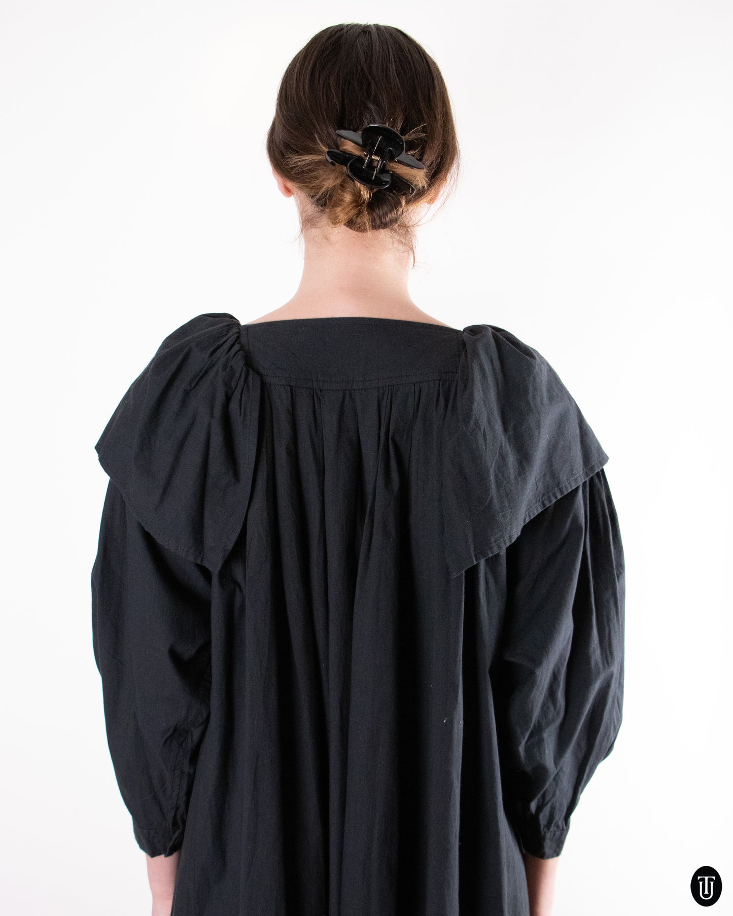 00's Comme Des Garçons Ruffled Boxy Dress M