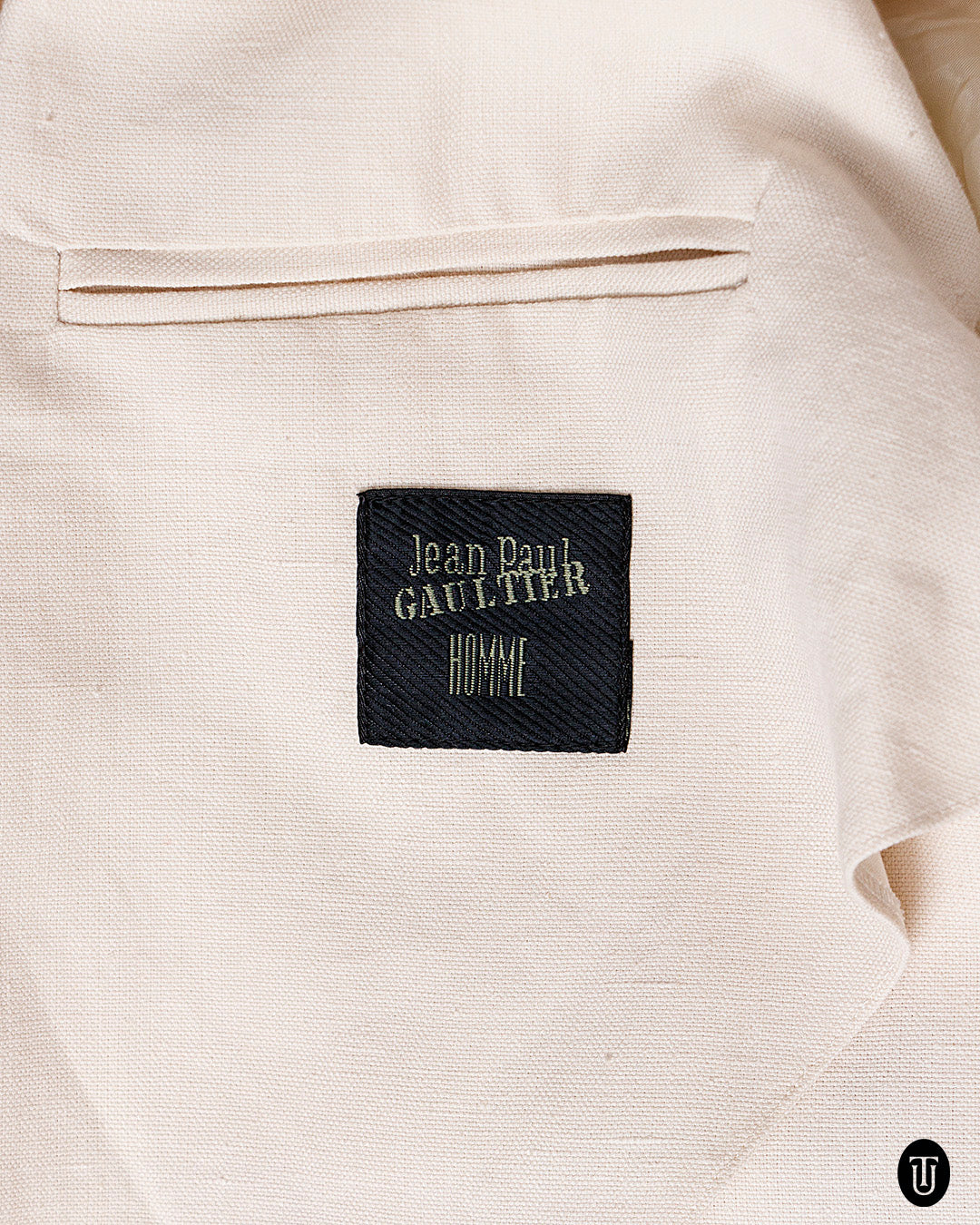 1990s Jean Paul Gaultier Linen Blazer XL