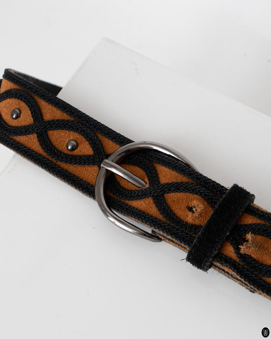 70's Yves Saint Laurent Suede Belt XS