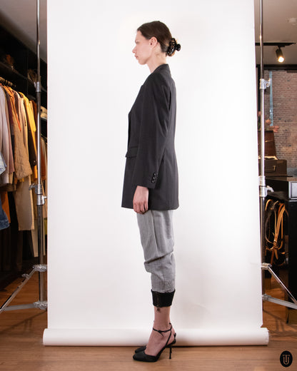 90's Jil Sander Dark Gray Wool Blazer M