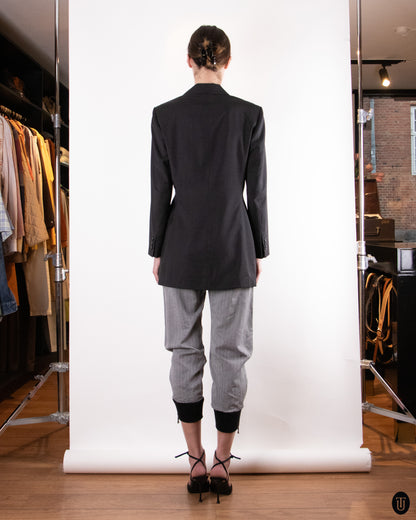 90's Jil Sander Dark Gray Wool Blazer M