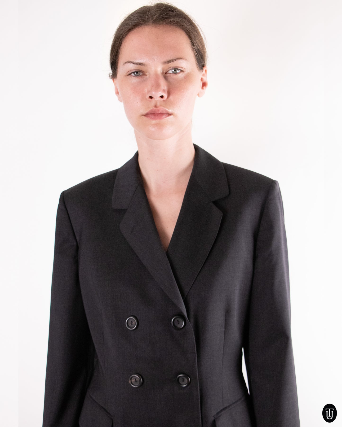 90's Jil Sander Dark Gray Wool Blazer M