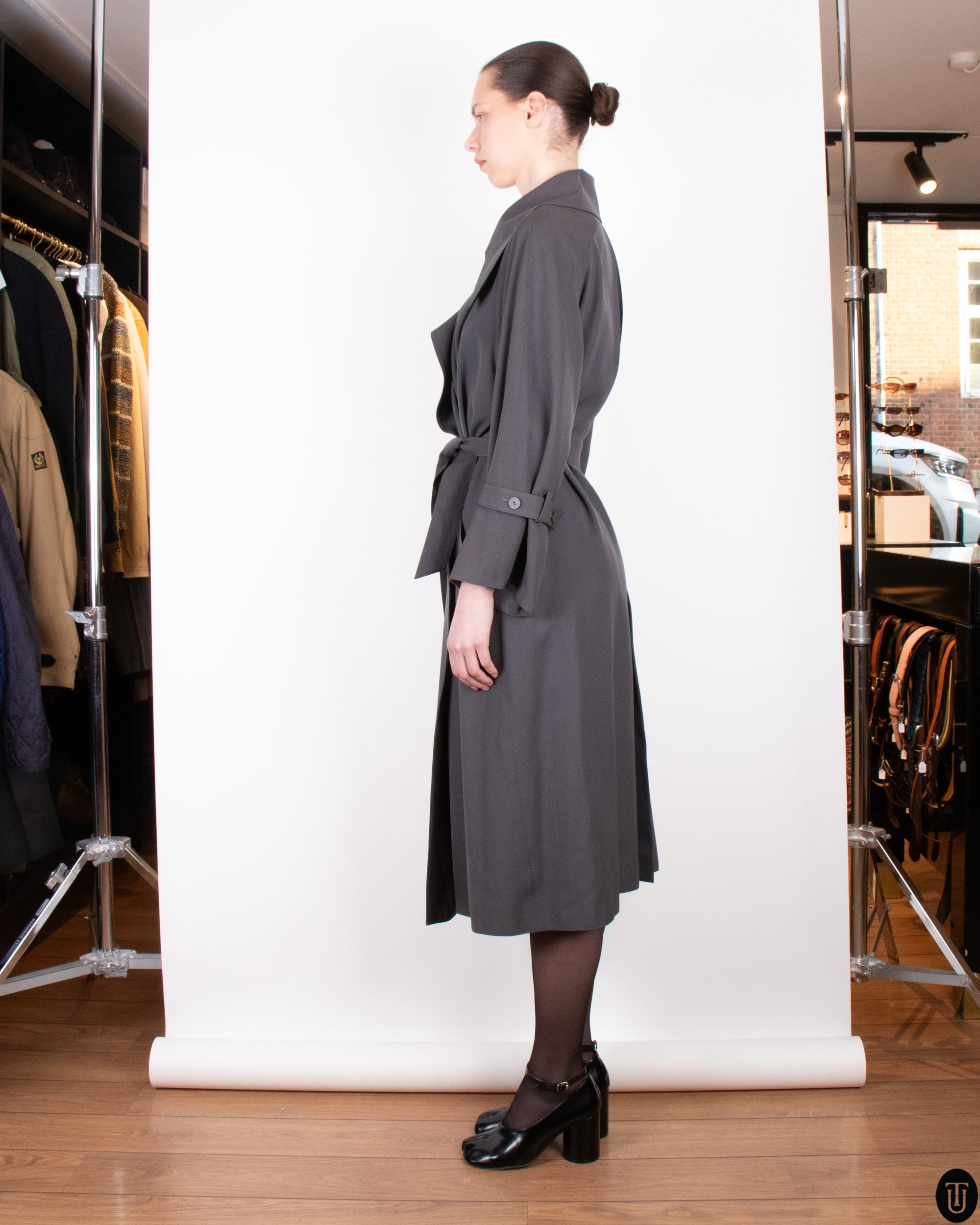 90s Claude Montana Trench Coat S