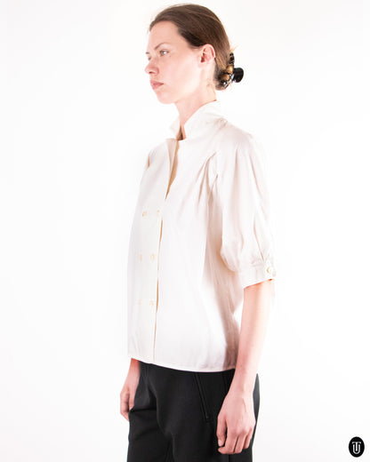 80's Max Mara Classic Cotton Blouse M