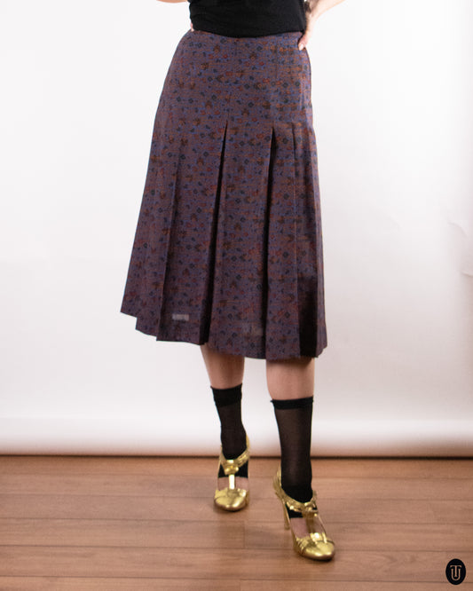 70's Yves Saint Laurent Rive Gauche Wool Skirt S