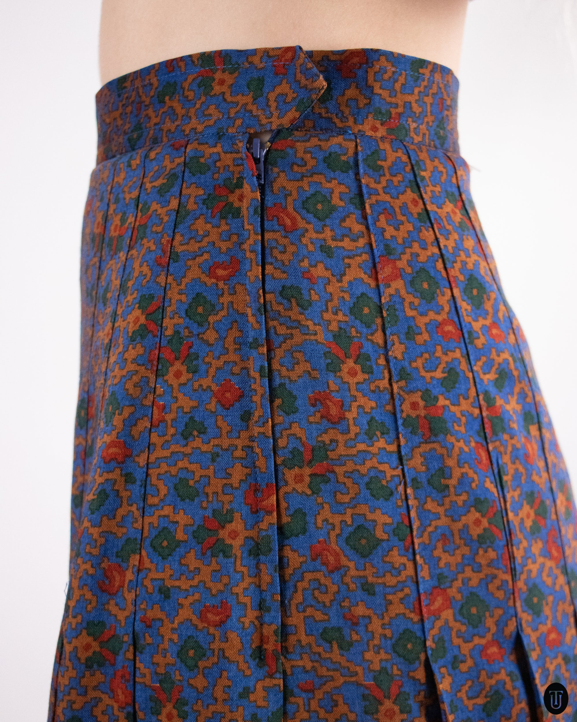 70's Yves Saint Laurent Rive Gauche Wool Skirt S