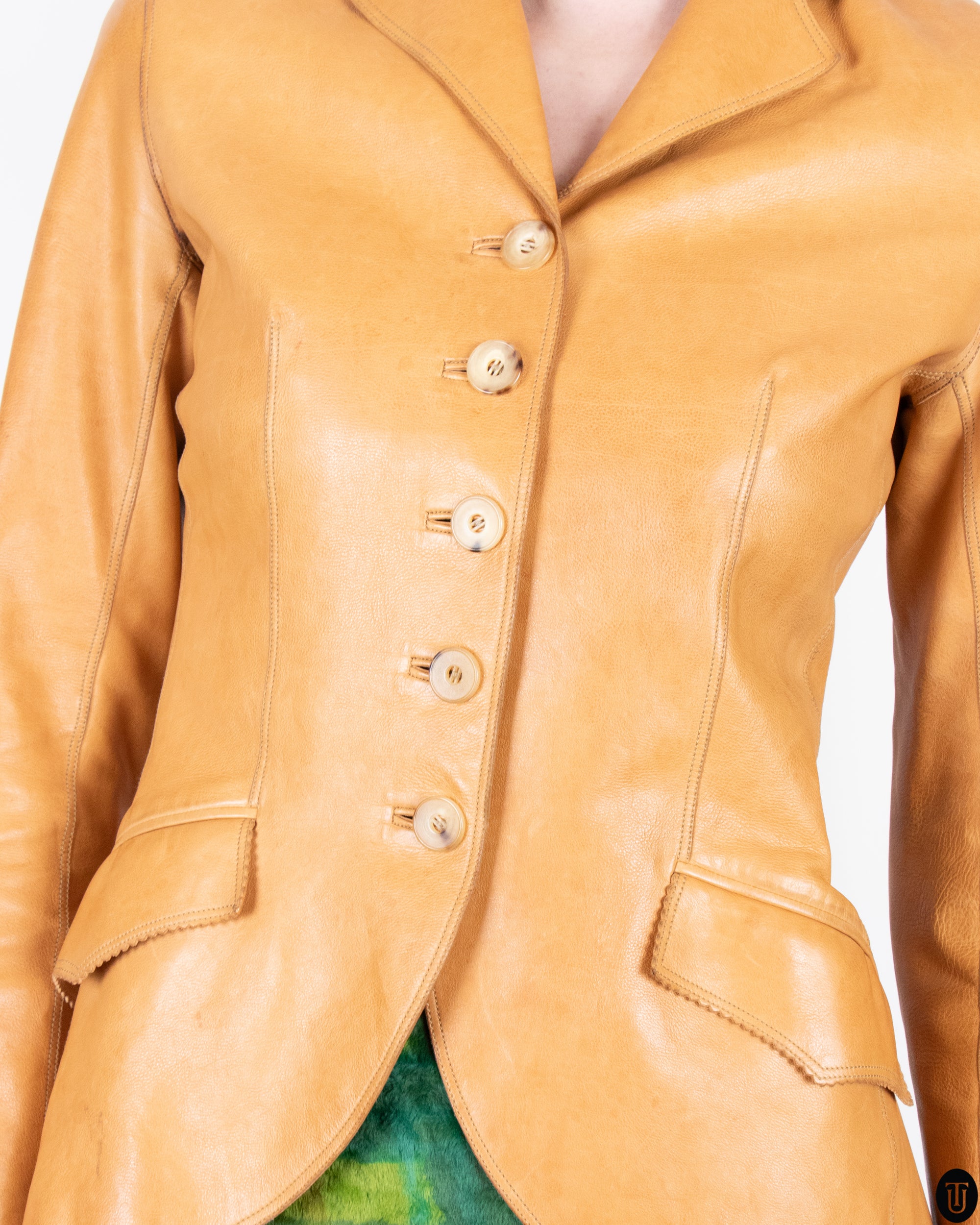 90s Hermés Leather Jacket S