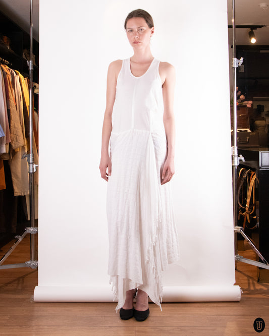 00's Jean Paul Gaultier "Remix" Cotton Maxi Dress S