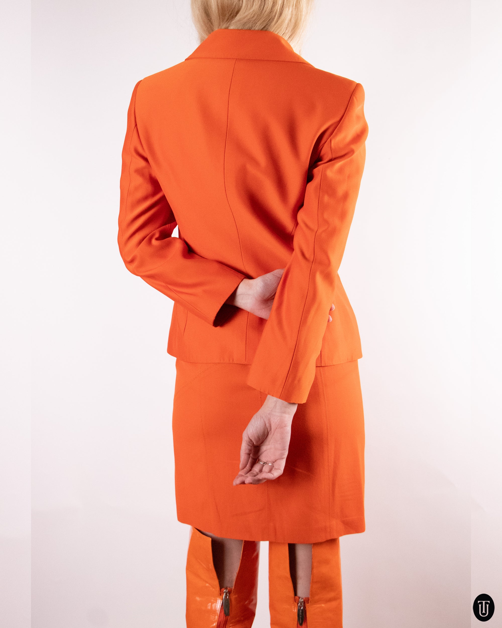 90's Claude Montana Orange Ensemble M