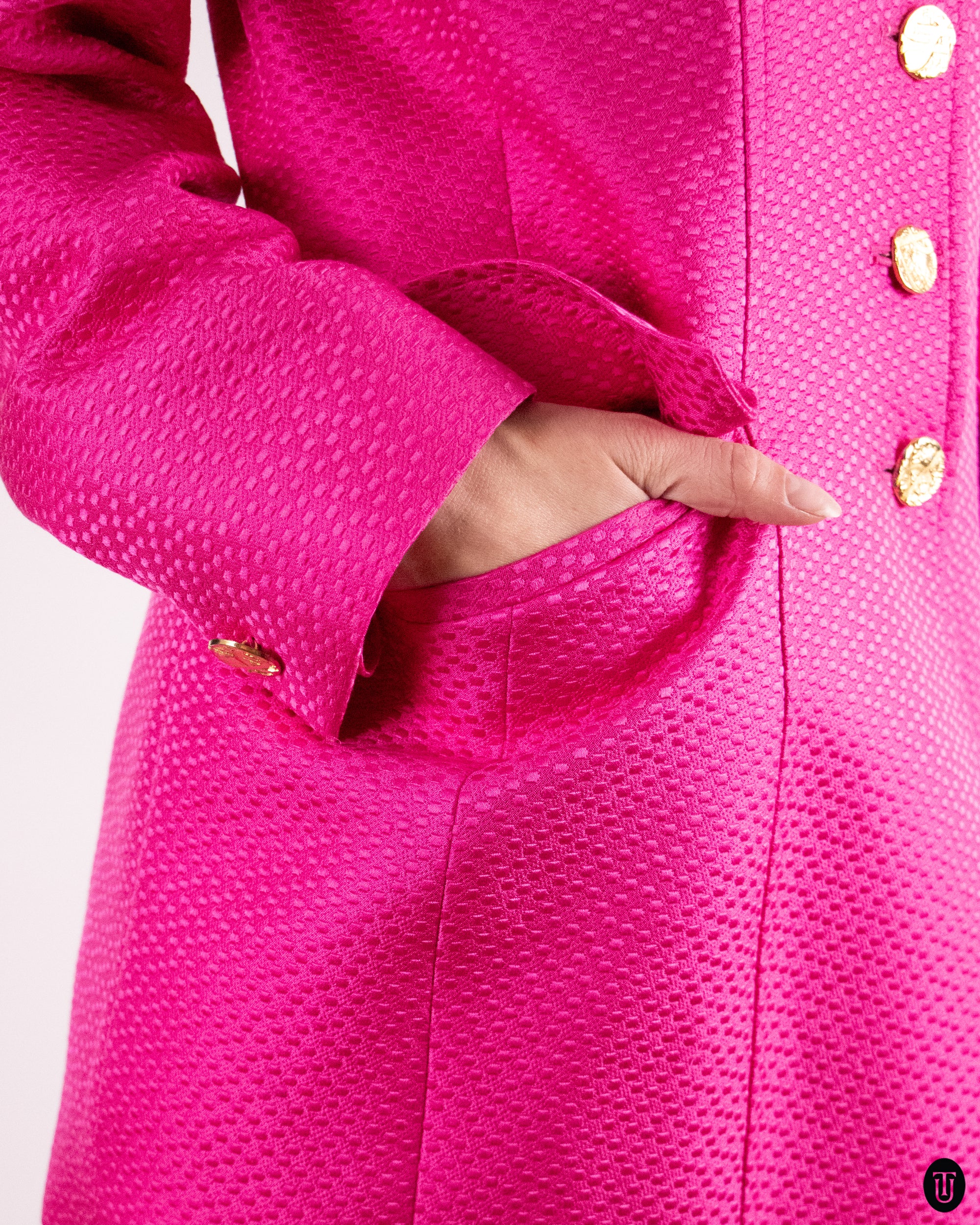 80's Yves Saint Laurent Cotton Silk Ensemble M