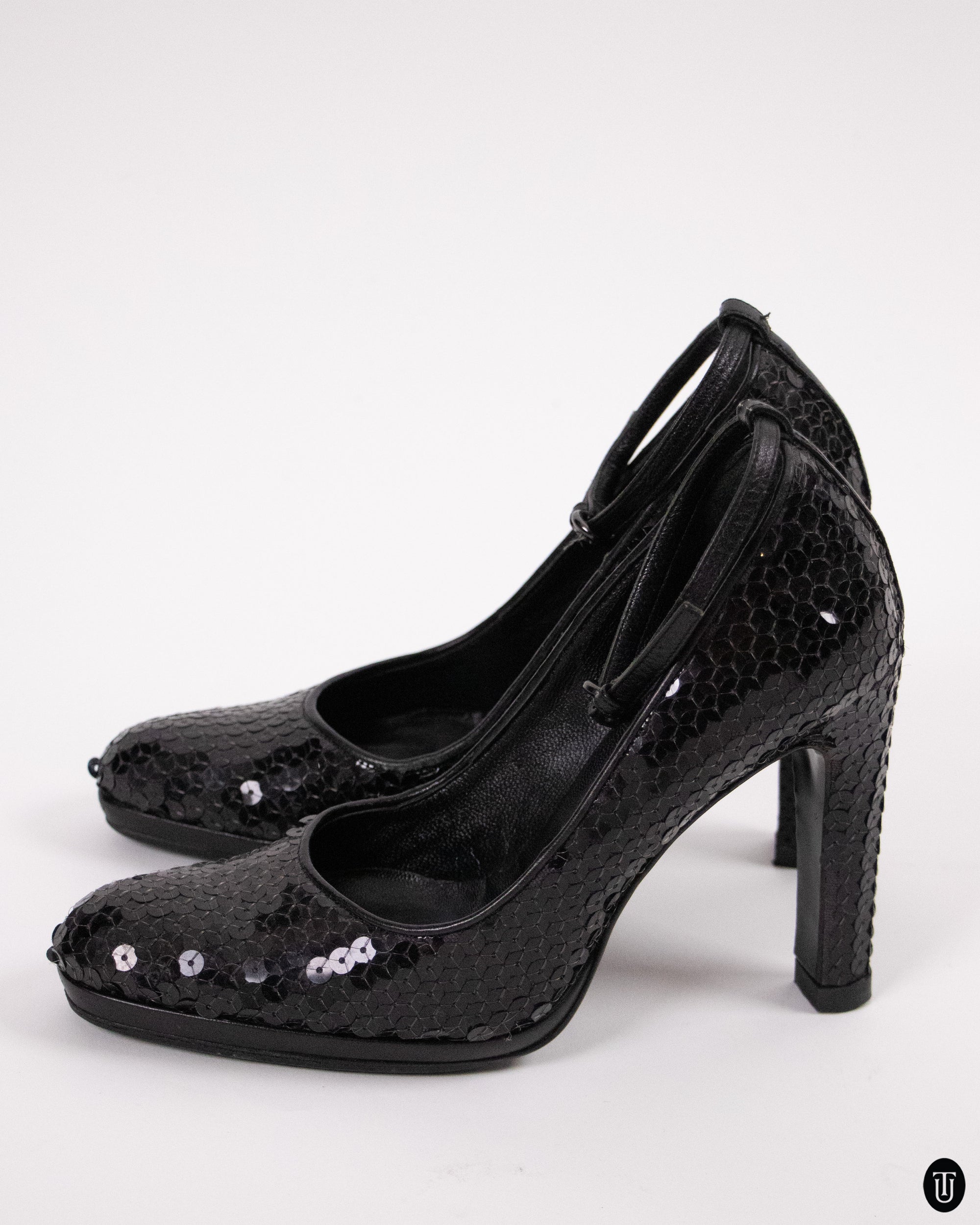 00's Miu Miu Sequin Mary Jane Pumps 34