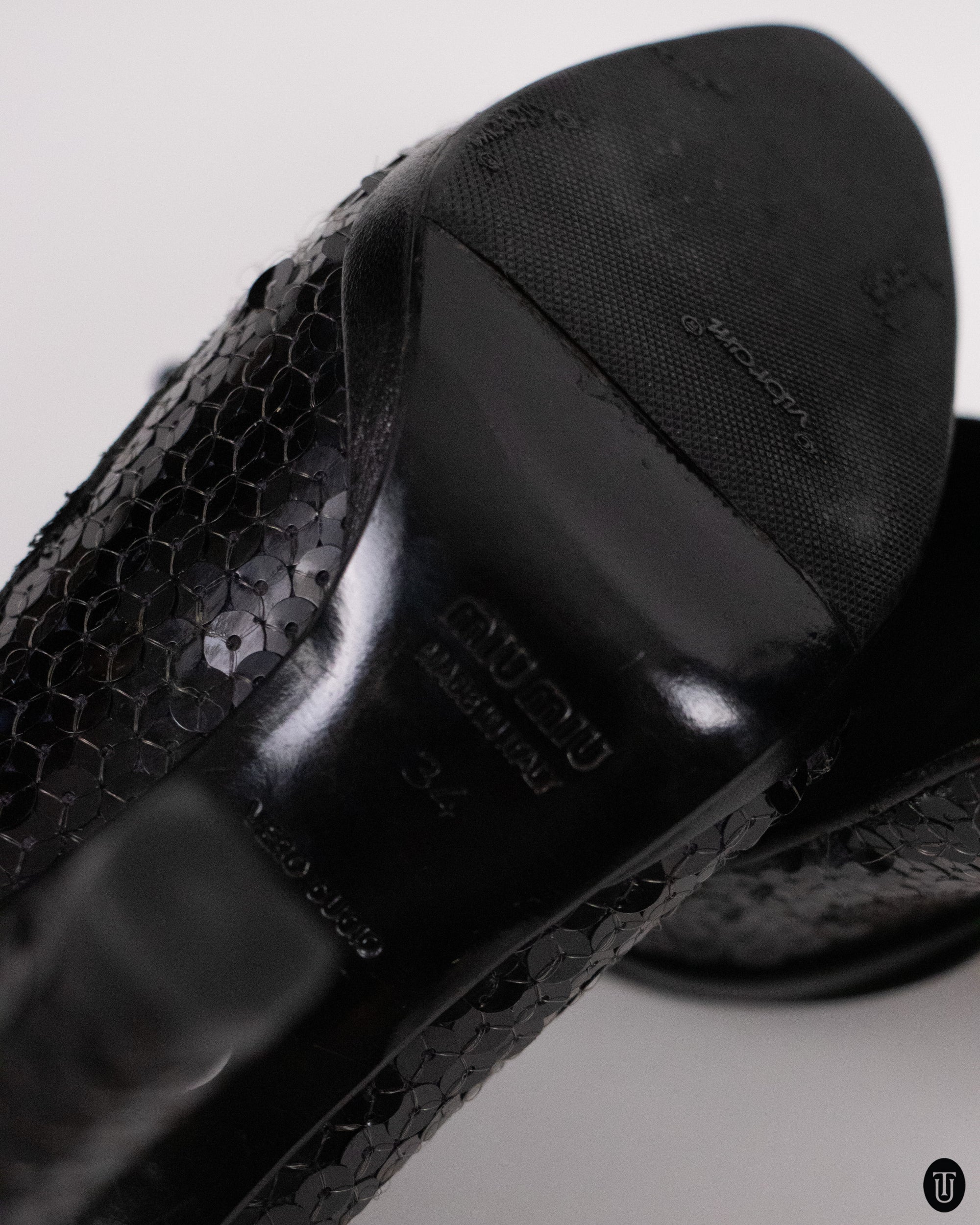 00's Miu Miu Sequin Mary Jane Pumps 34