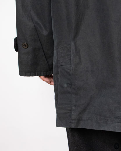 80's Burberry Cotton and Linen Field Jacket XL
