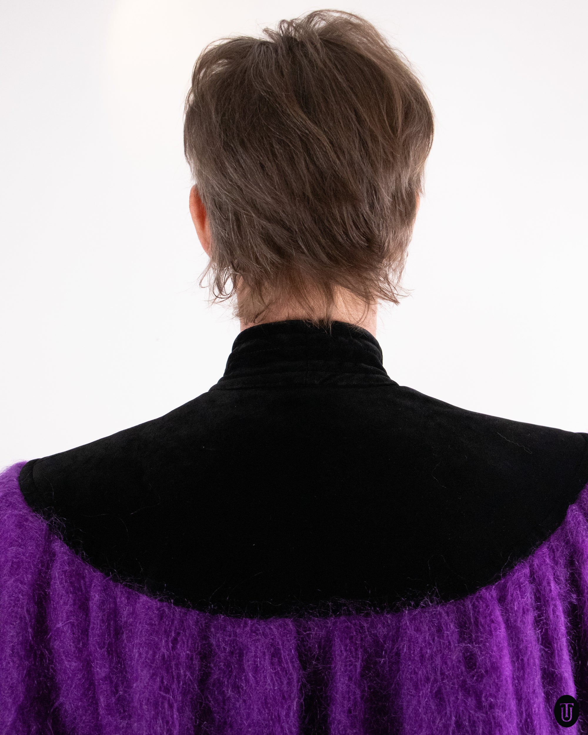 80's Yves Saint Laurent Rive Gauche Mohair Coat S