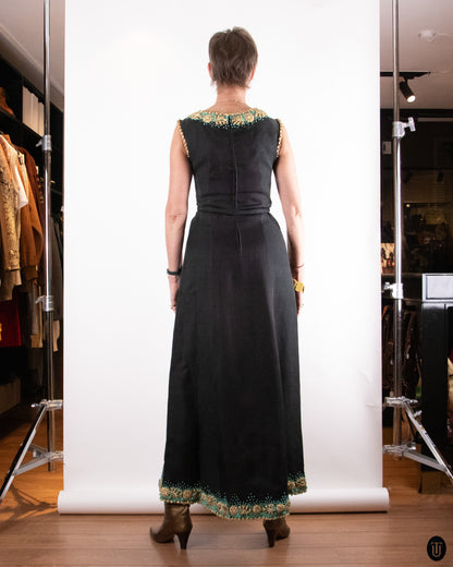 60's Pierre Balmain Couture Dress S