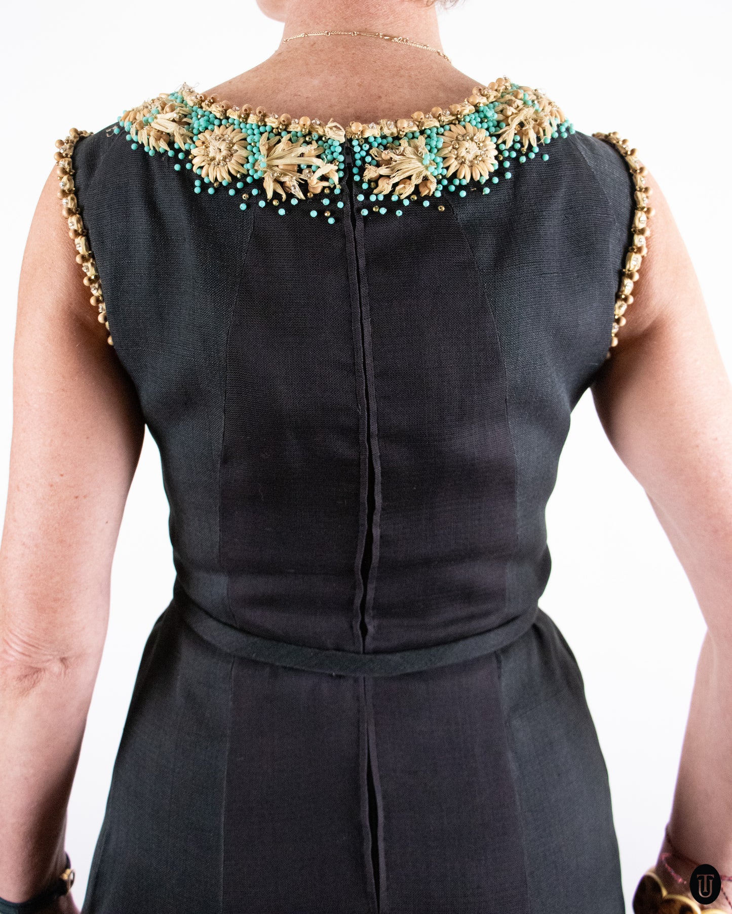 60's Pierre Balmain Couture Dress S