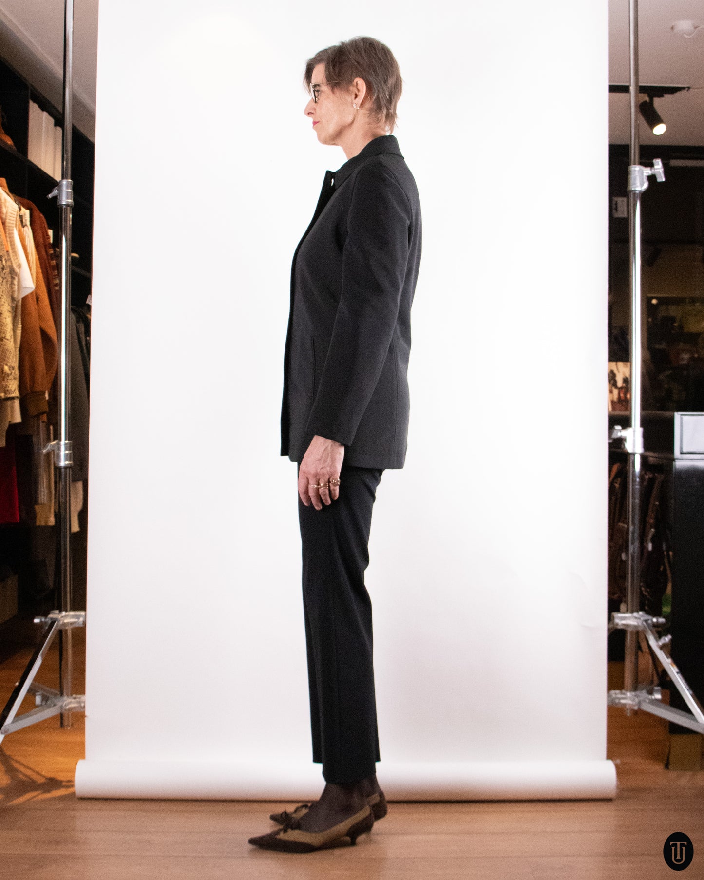 00's Prada Tailored Jacket and Trouser Set L