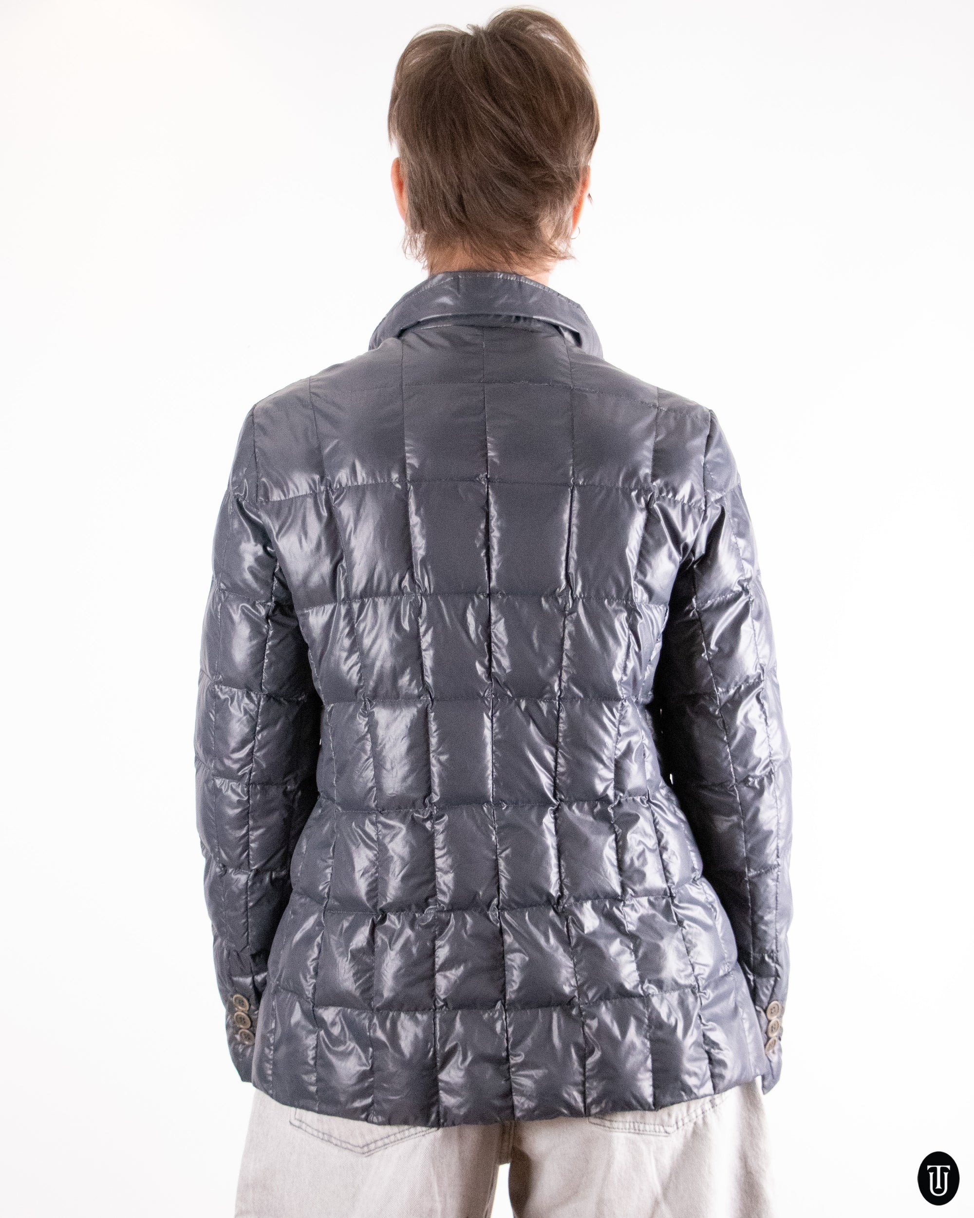 00's Aspesi Glossy Quilted Puffer Jacket L