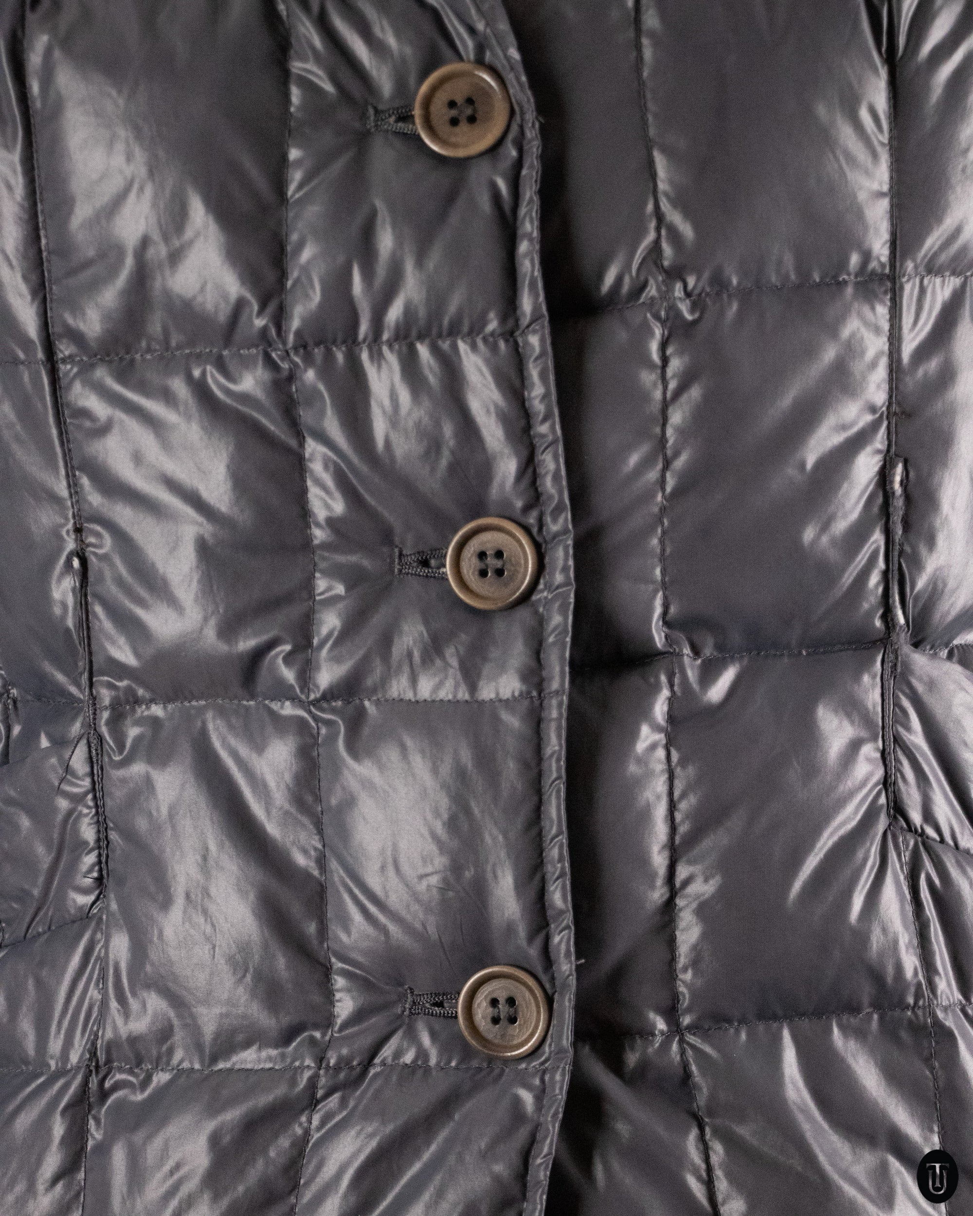 00's Aspesi Glossy Quilted Puffer Jacket L
