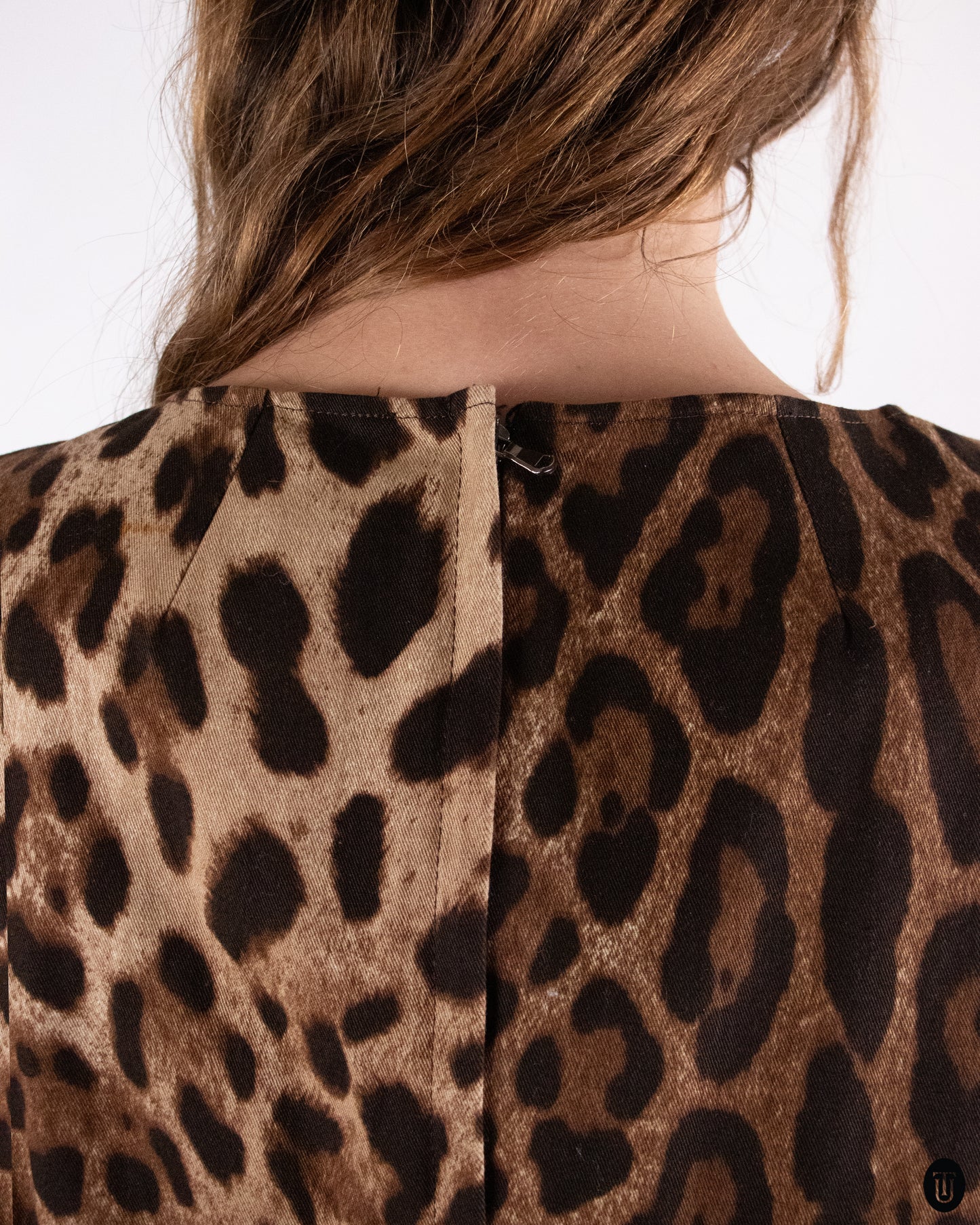 90's Dolce & Gabbana Leopard Print Dress L