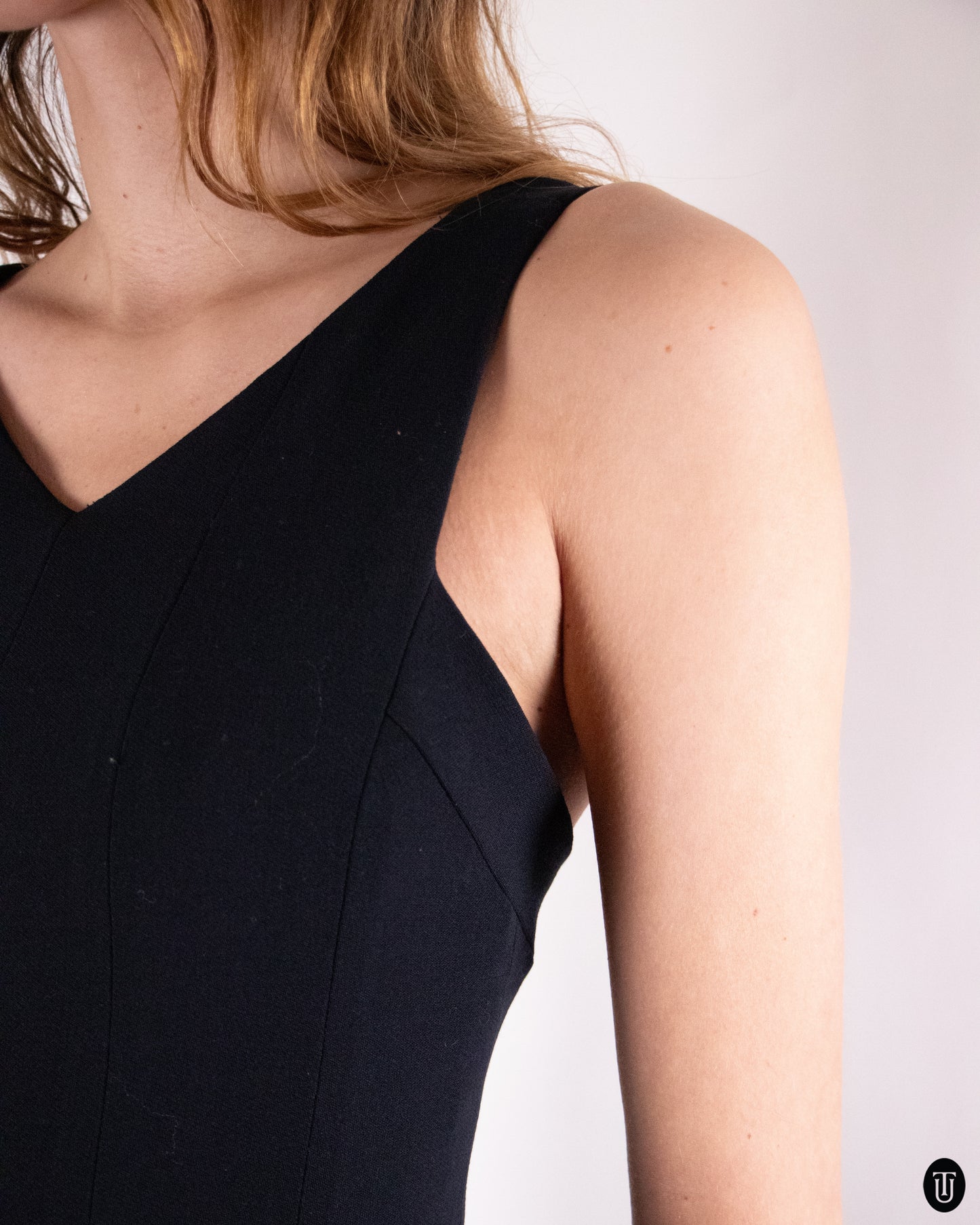 90's Chanel Wool Dress with Silk Lining XS