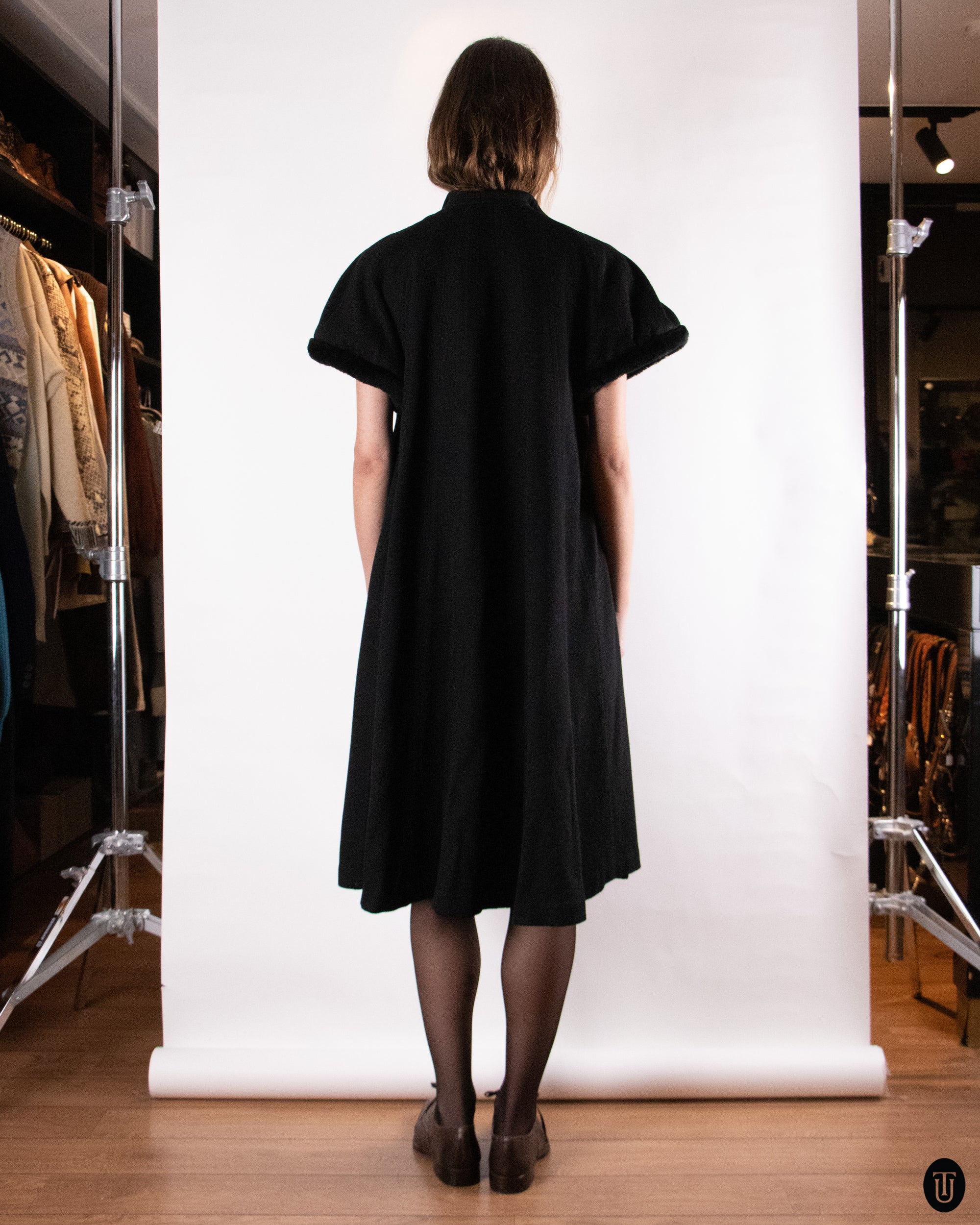 40's Vintage Wool Cape S