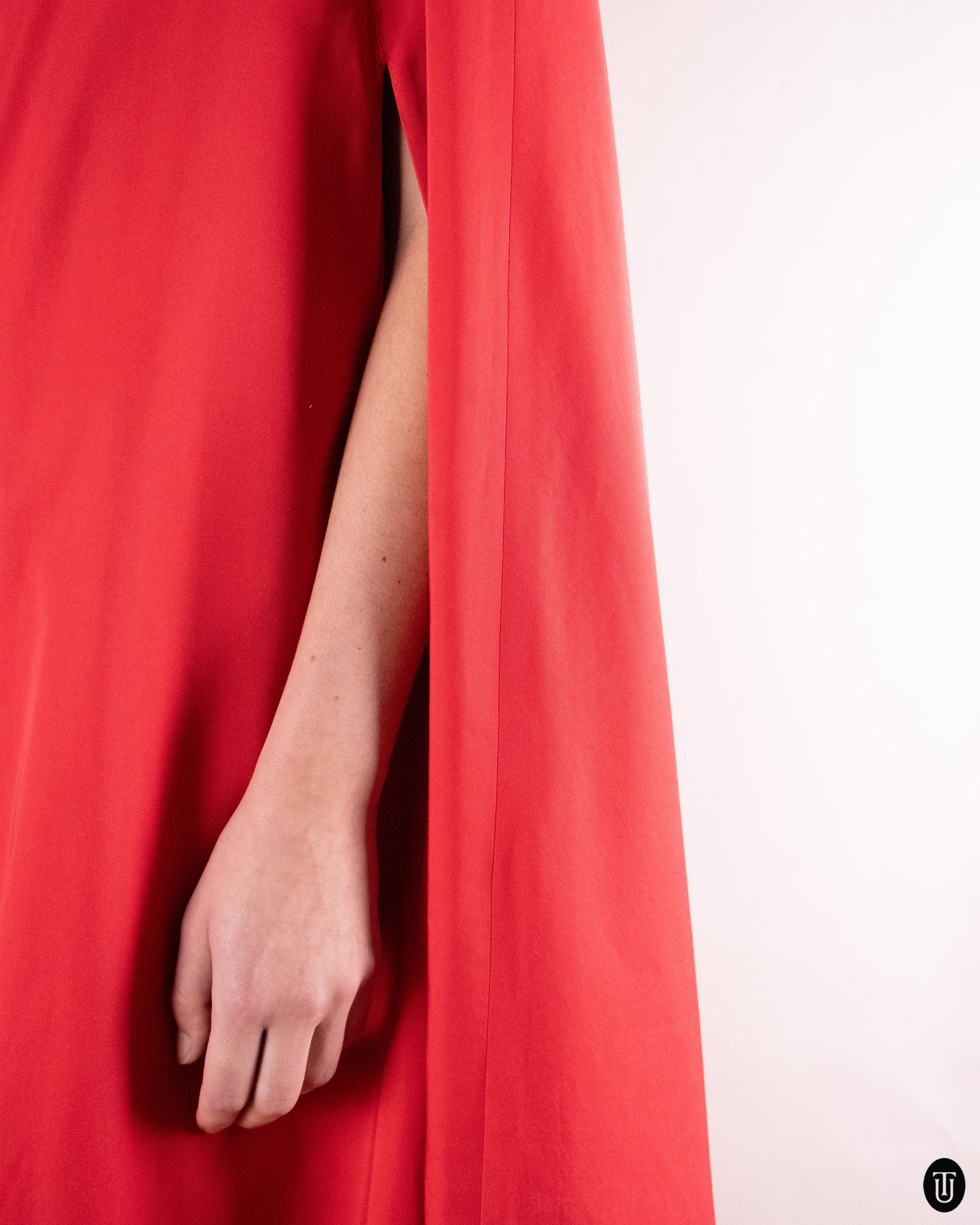 70's Acquascotum Red Cape M