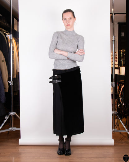 00's Yohji Yamamoto Wool Wrap Kilt S