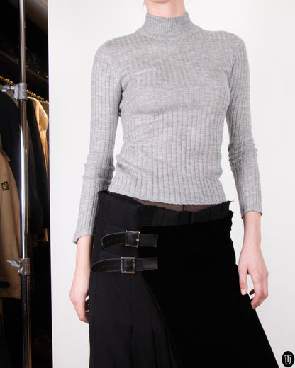 00's Yohji Yamamoto Wool Wrap Kilt S