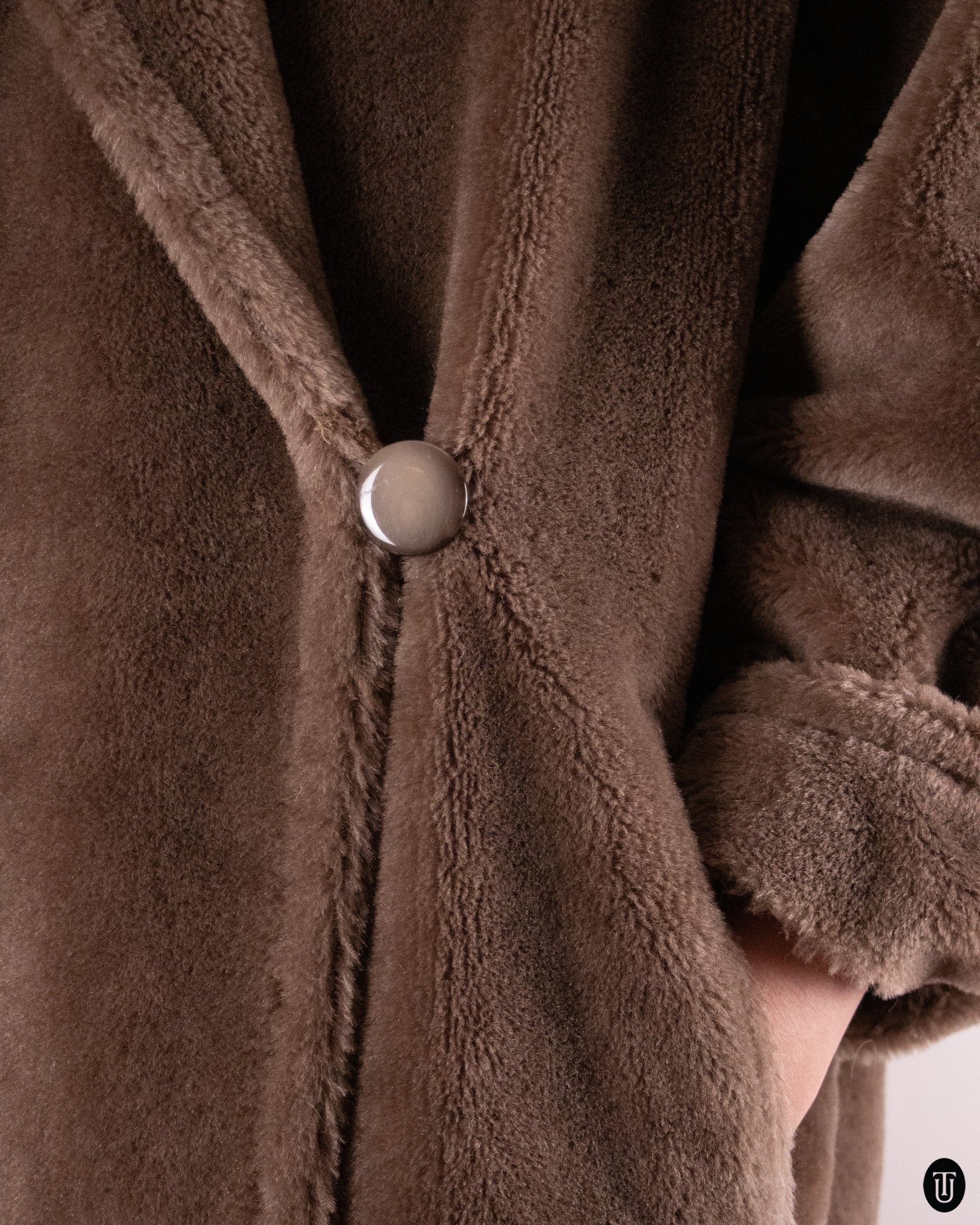 90's Max Mara Teddy Bear Coat L