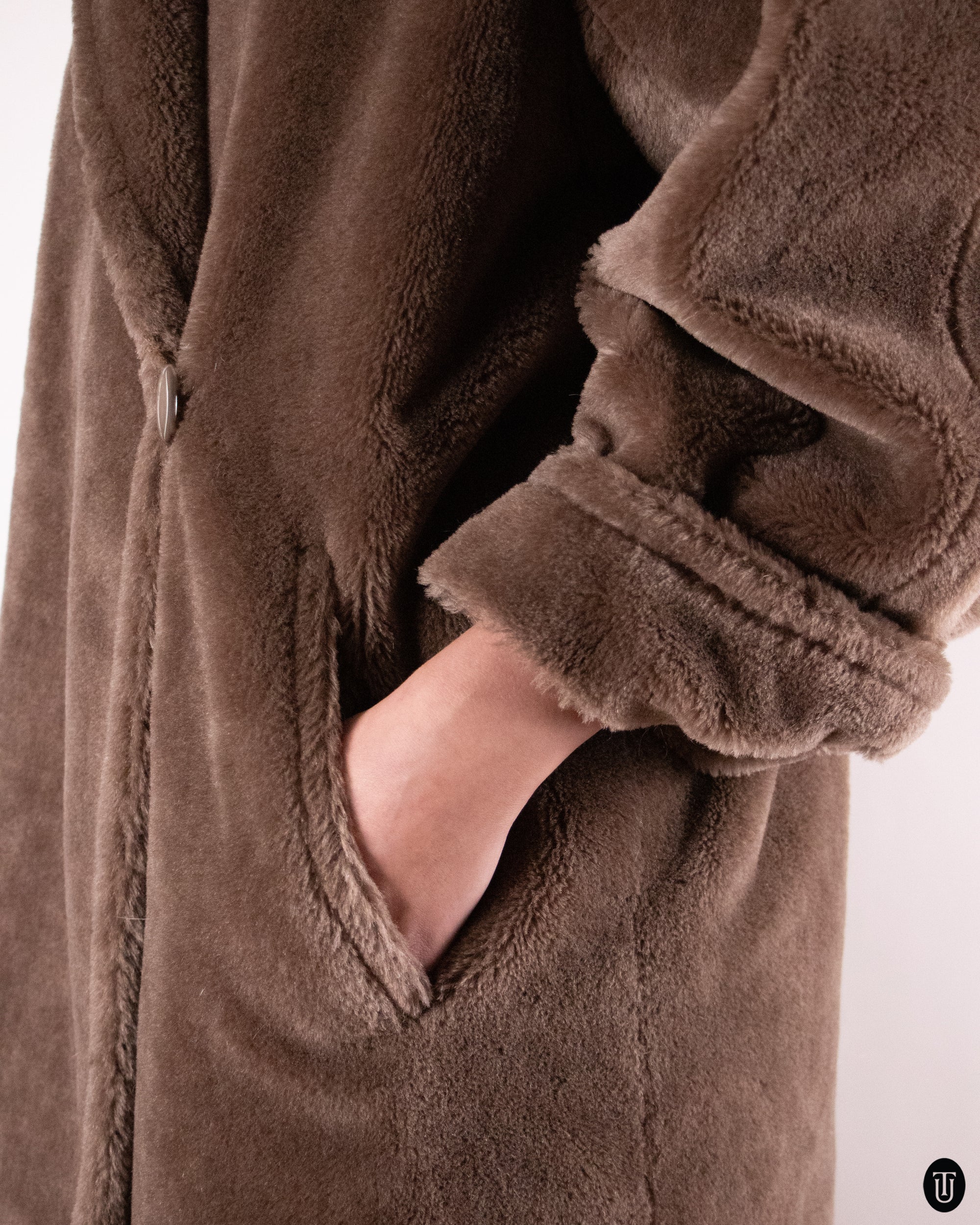 90's Max Mara Teddy Bear Coat L